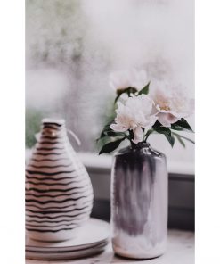 Plakat z wazonem i kwiatami