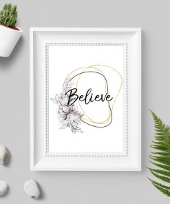 Plakat do sypialni - Believe