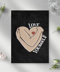 Plakat do przedpokoju - Love yourself