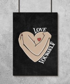 Plakat do pokoju - Love yourself