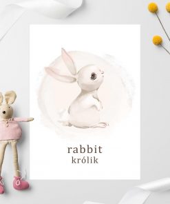 Plakat dla chłopca - Rabbit