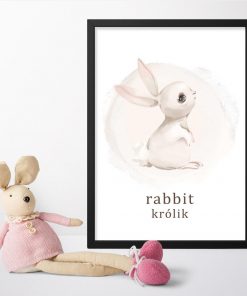 Plakat dla dzieci - Rabbit