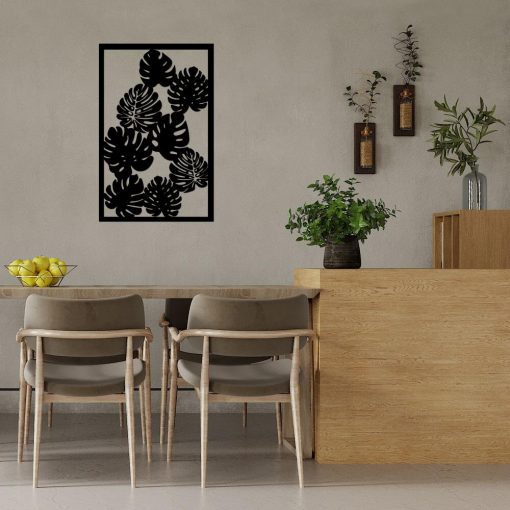 Panel dekoracyjny 3d z liśćmi