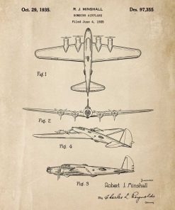 Patent na samolot bombowy - poster