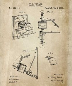Plakat schemat budowy urządzenia - patent