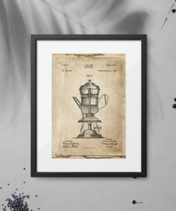 Plakat coffe urn - patent