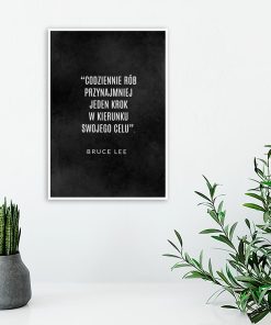 Plakat motywacyjny - Bruce Lee
