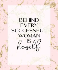 Plakat o sukcesie kobiet