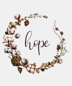 Plakat z napisem: hope do oprawienia w ramę