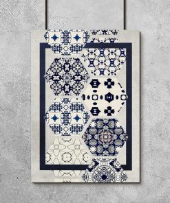 Plakaty do dekoracji łazienki z azulejos