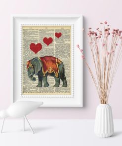 Plakat ze słonikiem