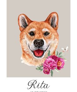 Plakat z imieniem psa - Rita