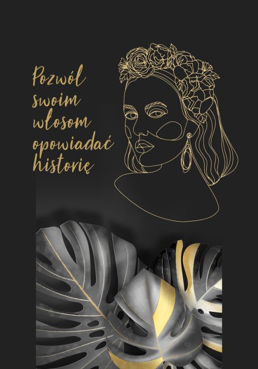Plakat do salonu fryzjerskiego