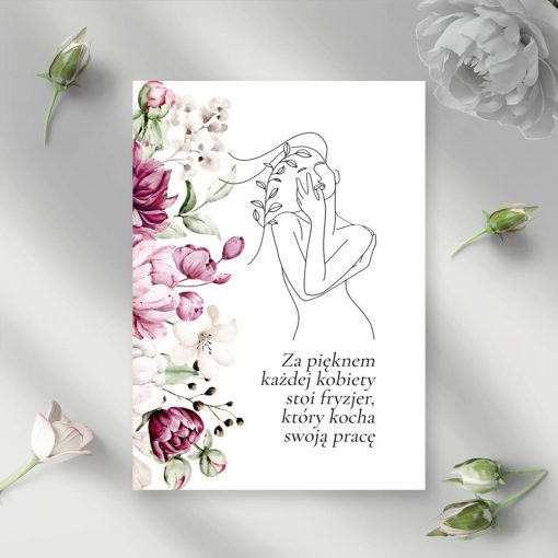 Plakat do salonu kosmetycznego